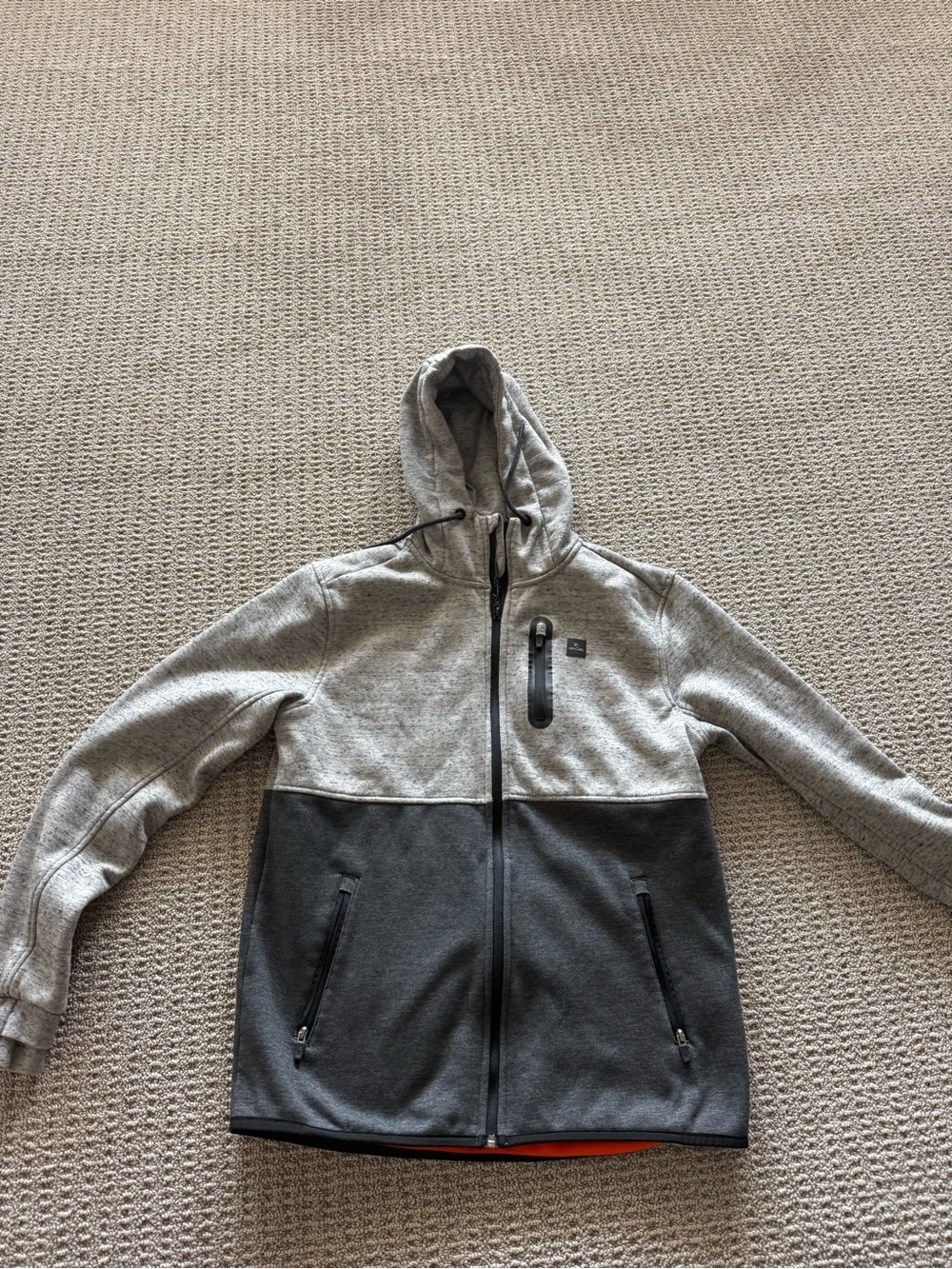 Rip Curl anti series Two-Tone Gray Hooded  Jacket